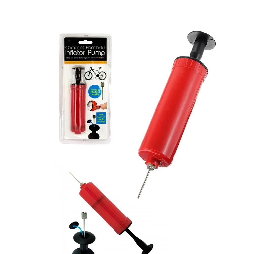12 Hand Air Pump Bicycle Basketball Football Soccer Ball Needle Sports Balls New