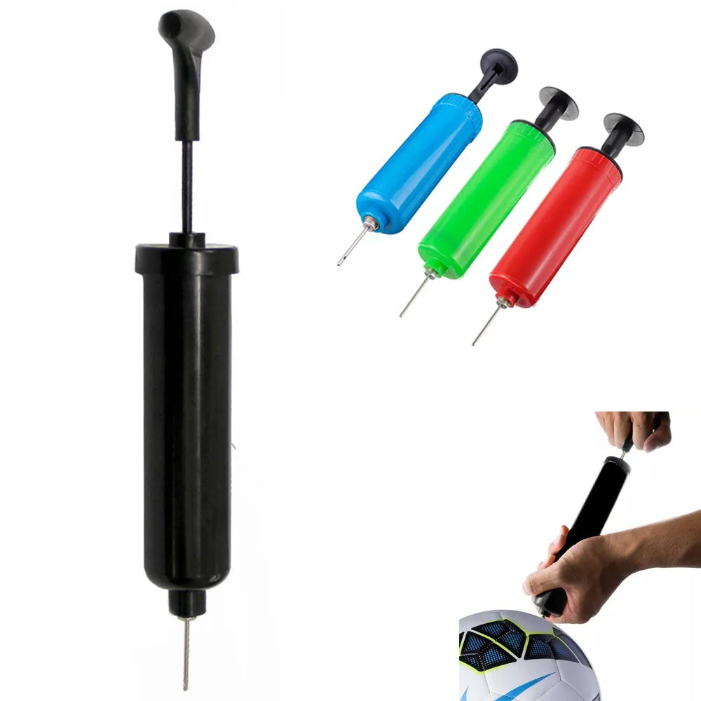 12 Hand Air Pump Bicycle Basketball Football Soccer Ball Needle Sports Balls New