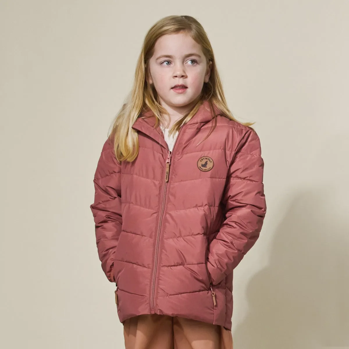 Crywolf Eco Puffer - Rosewood