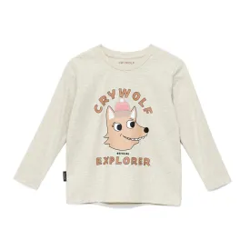 Crywolf Long Sleeve T-Shirt - Oatmeal Explorer