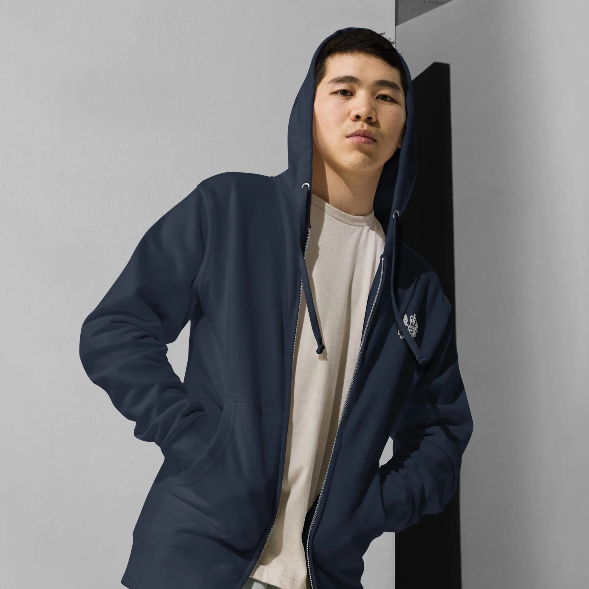 Fleece Zip Up Hoodie