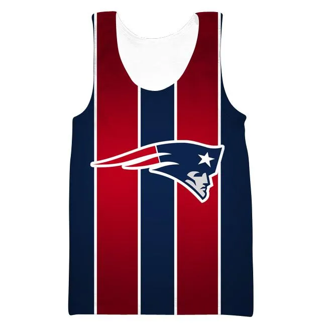 Football Patriots  Hoodie - Red and Blue New England Patriots Pullover Hoodie