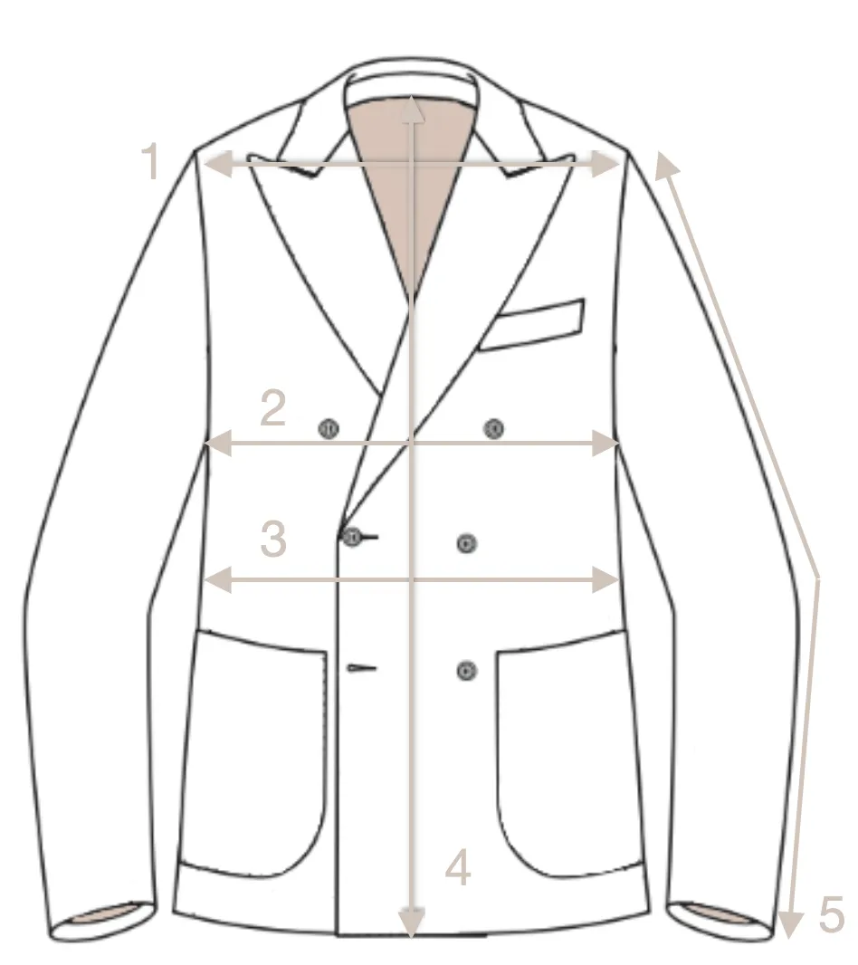 Gabucci - Navy DB. Cotton/Wool Hopsack Sports Jacket 50