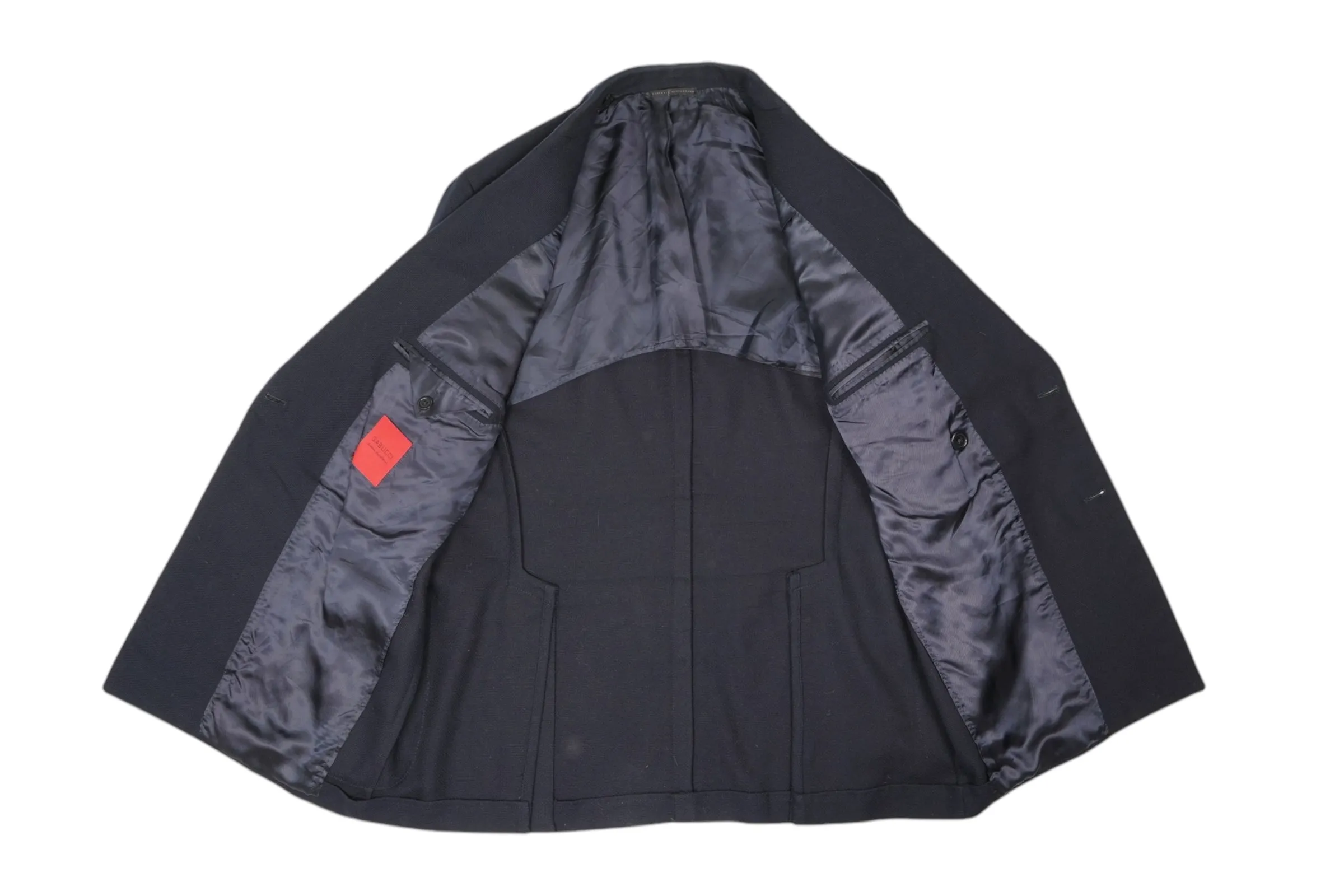 Gabucci - Navy DB. Cotton/Wool Hopsack Sports Jacket 50