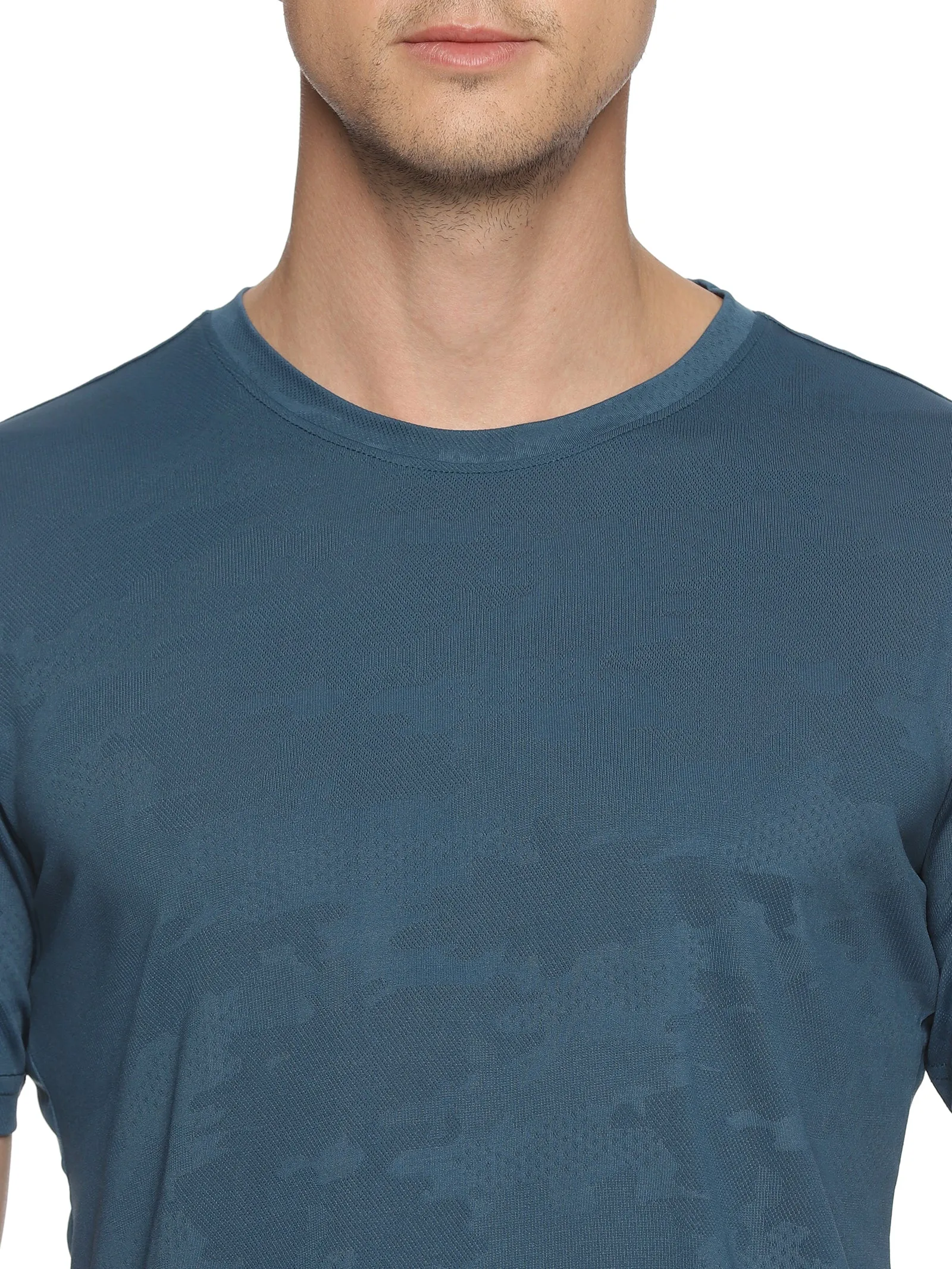 Men  Breathable Jacquard designed Training T-shirt