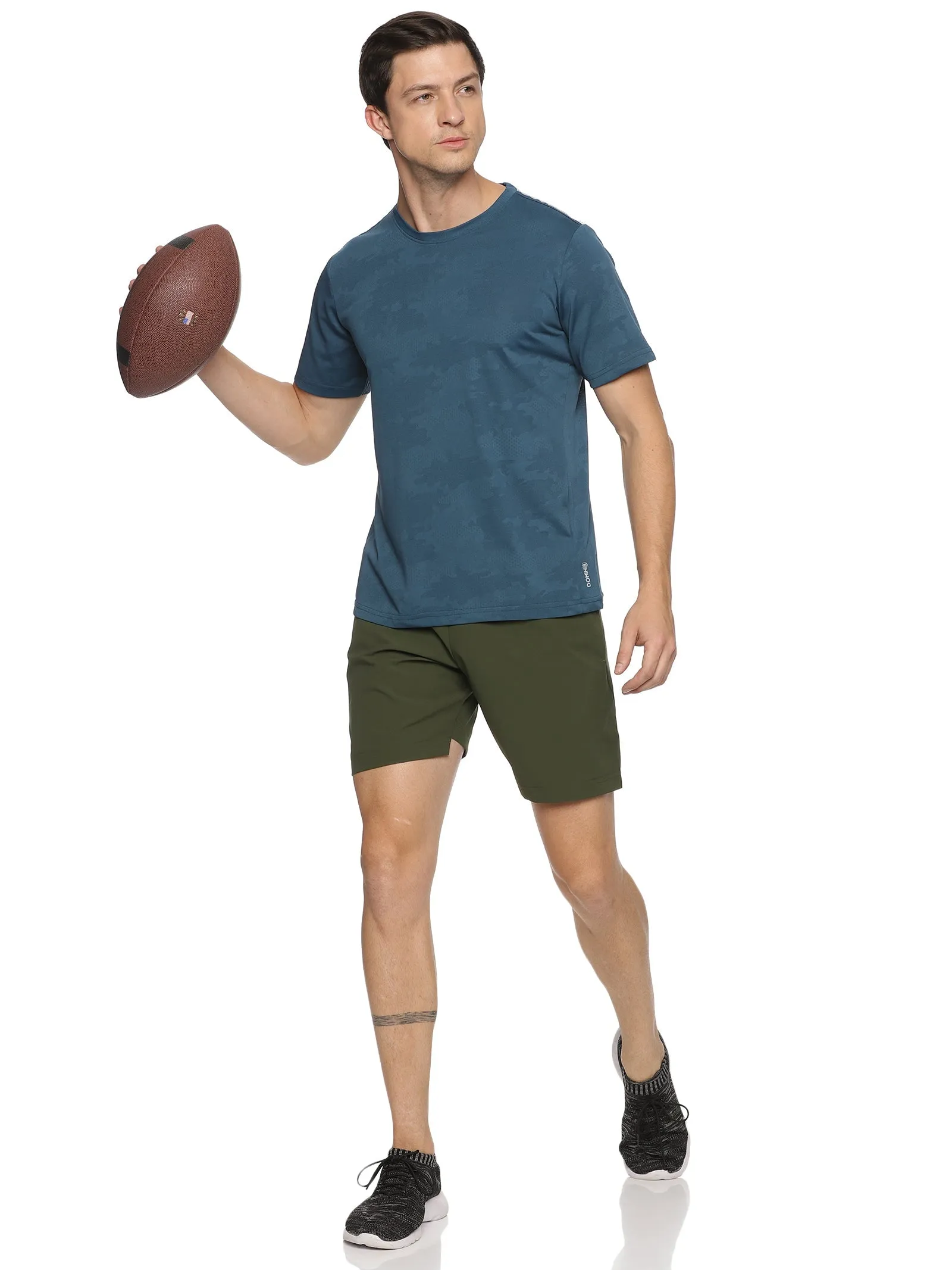 Men  Breathable Jacquard designed Training T-shirt