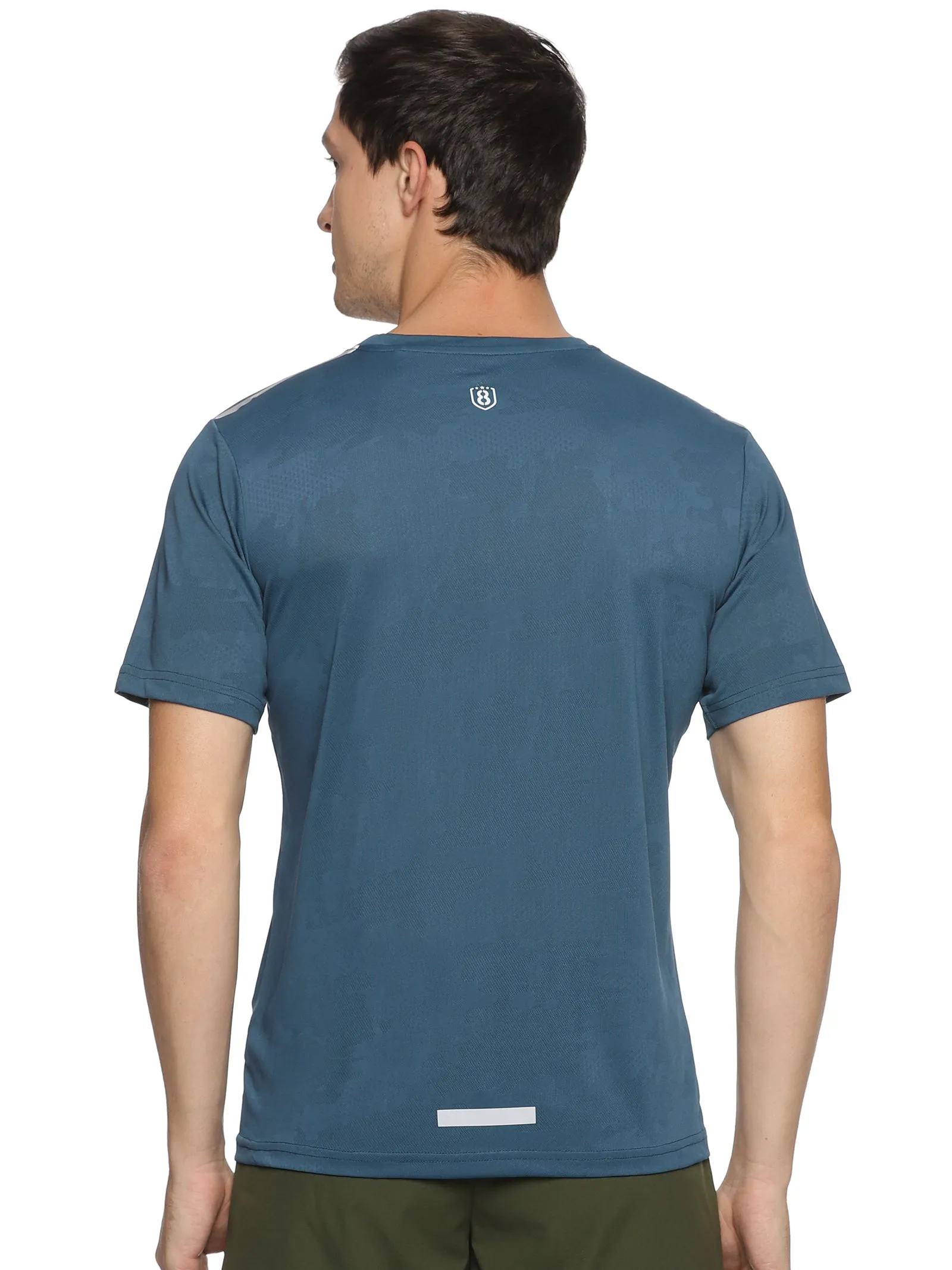 Men  Breathable Jacquard designed Training T-shirt