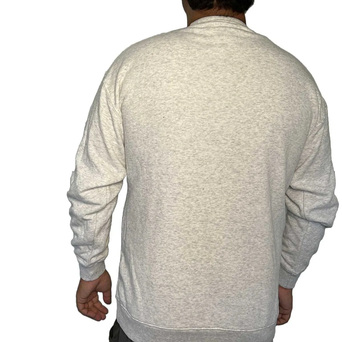 Mens NFL New York Giants Gray Oversized Sweatshirt