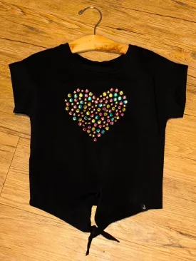 Metallic Heart Tee