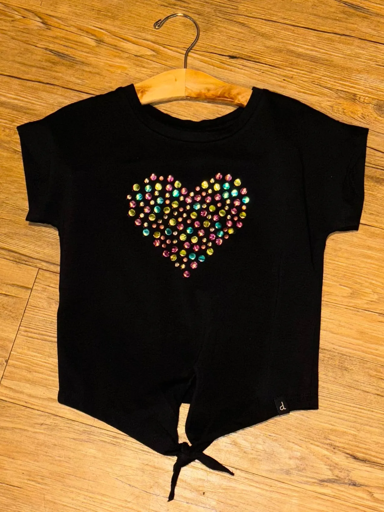 Metallic Heart Tee