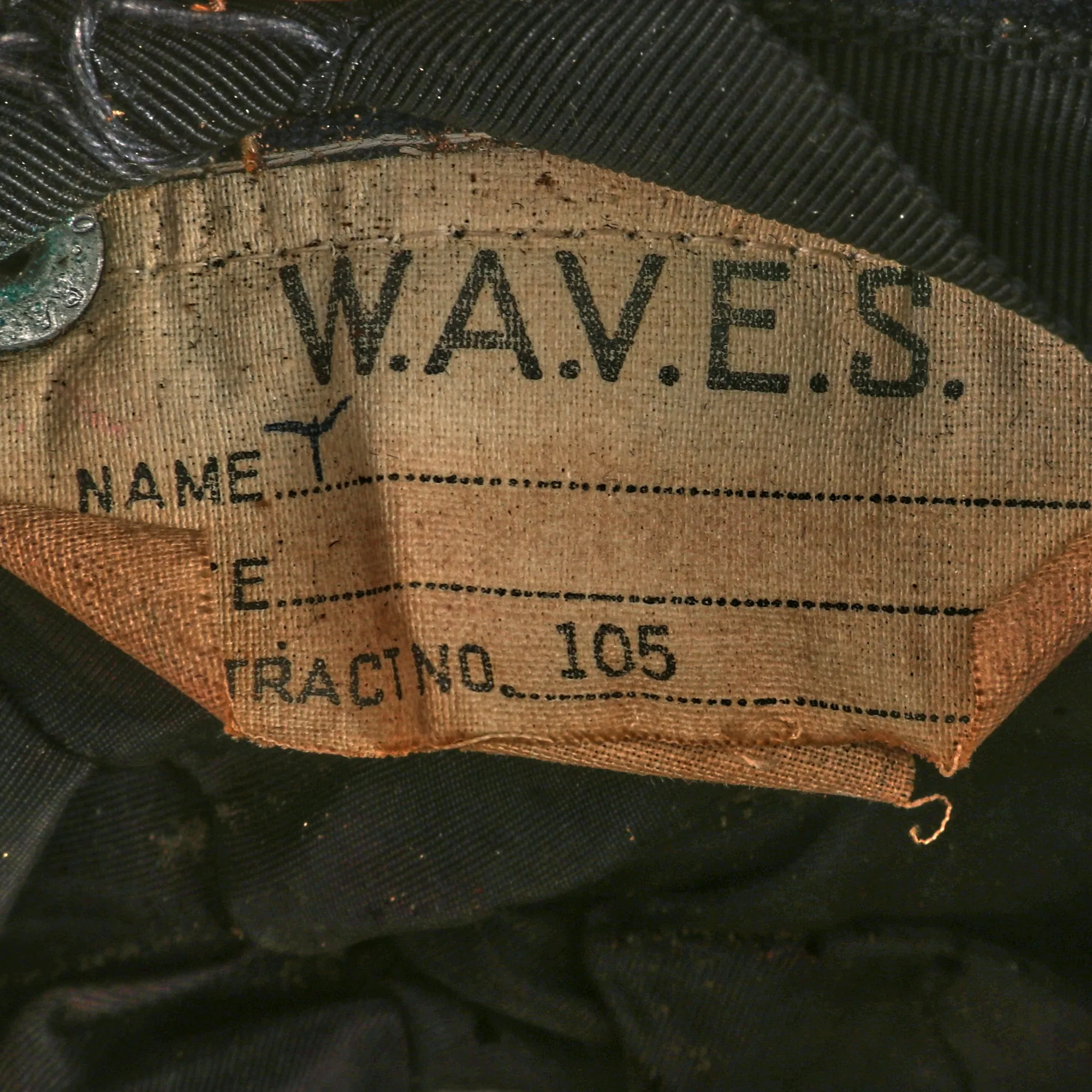 Original U.S. WWII Named W.A.V.E.S. Grouping with Rare Undershirt - Mary C. Hibbert