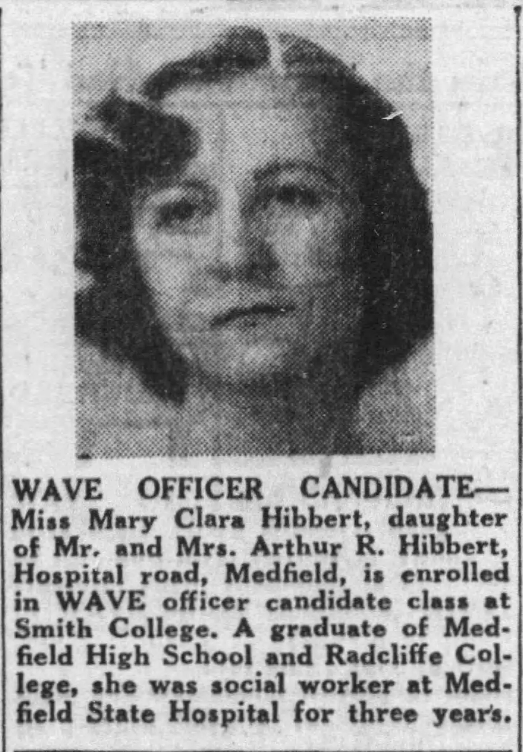 Original U.S. WWII Named W.A.V.E.S. Grouping with Rare Undershirt - Mary C. Hibbert