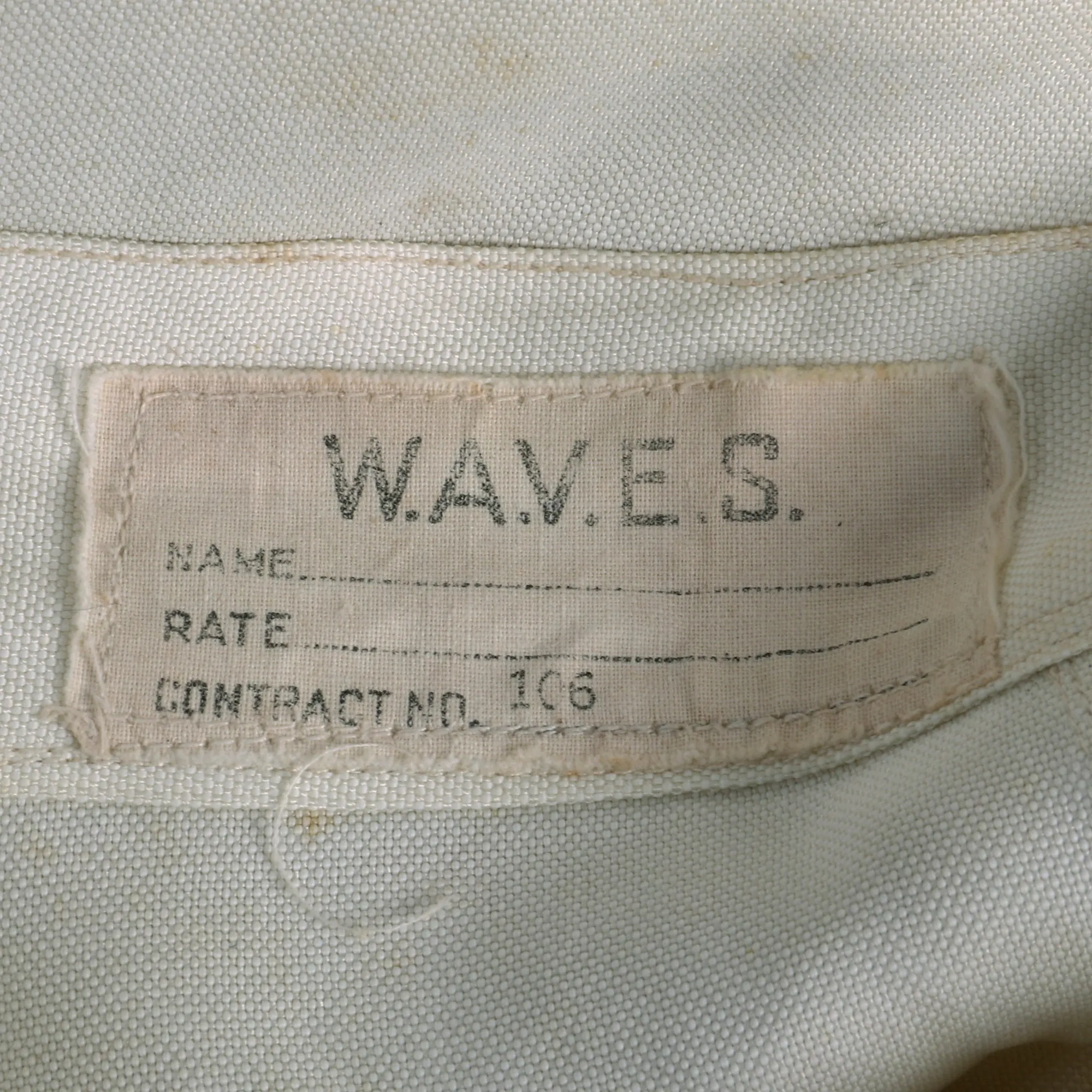 Original U.S. WWII Named W.A.V.E.S. Grouping with Rare Undershirt - Mary C. Hibbert