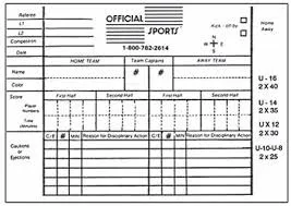 OSI Soccer Report Forms