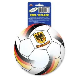 Soccer Party Peel 'N Place Clings - Germany