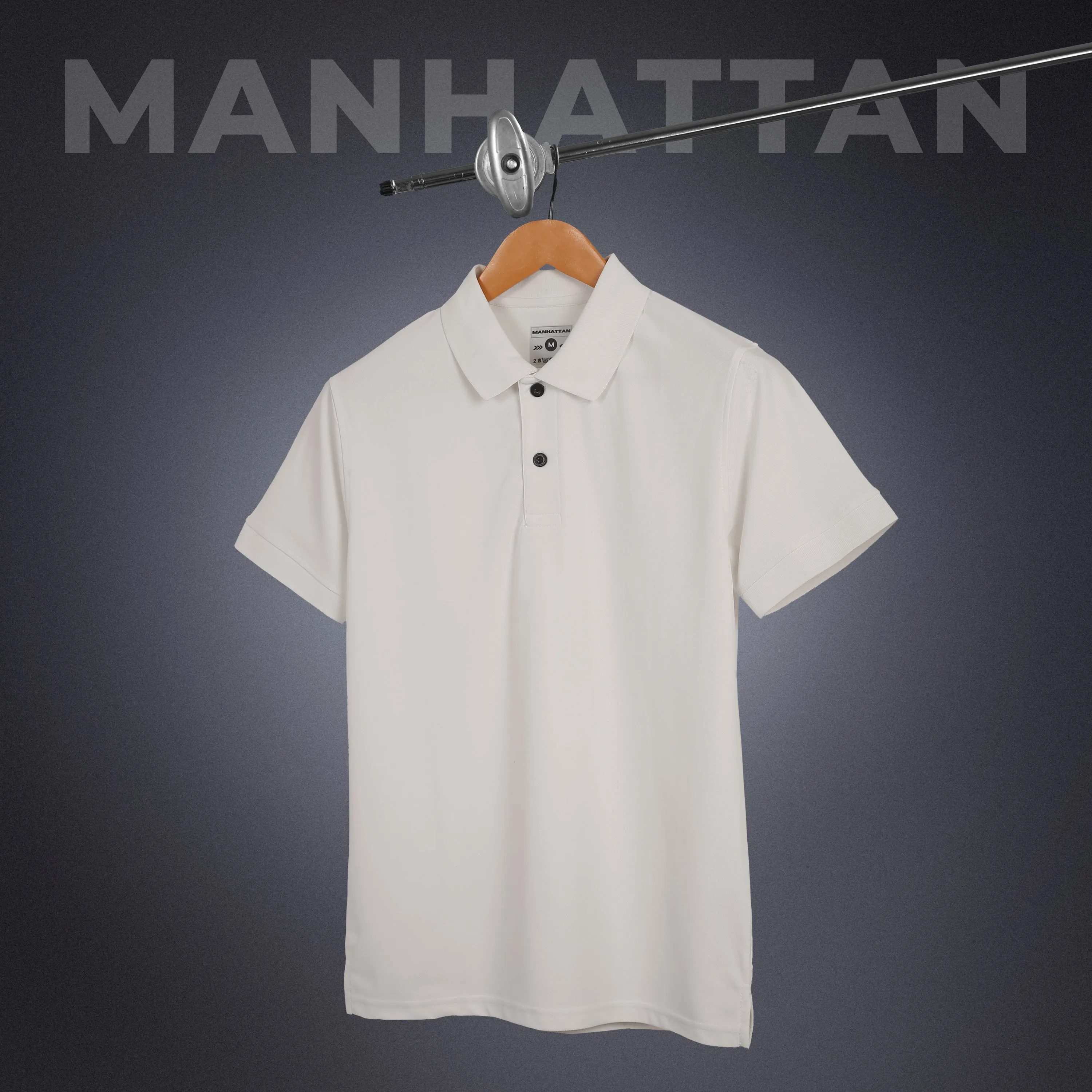 Sports Dry Fit Cricket Ivory Polo T Shirts (Micro Polyester)