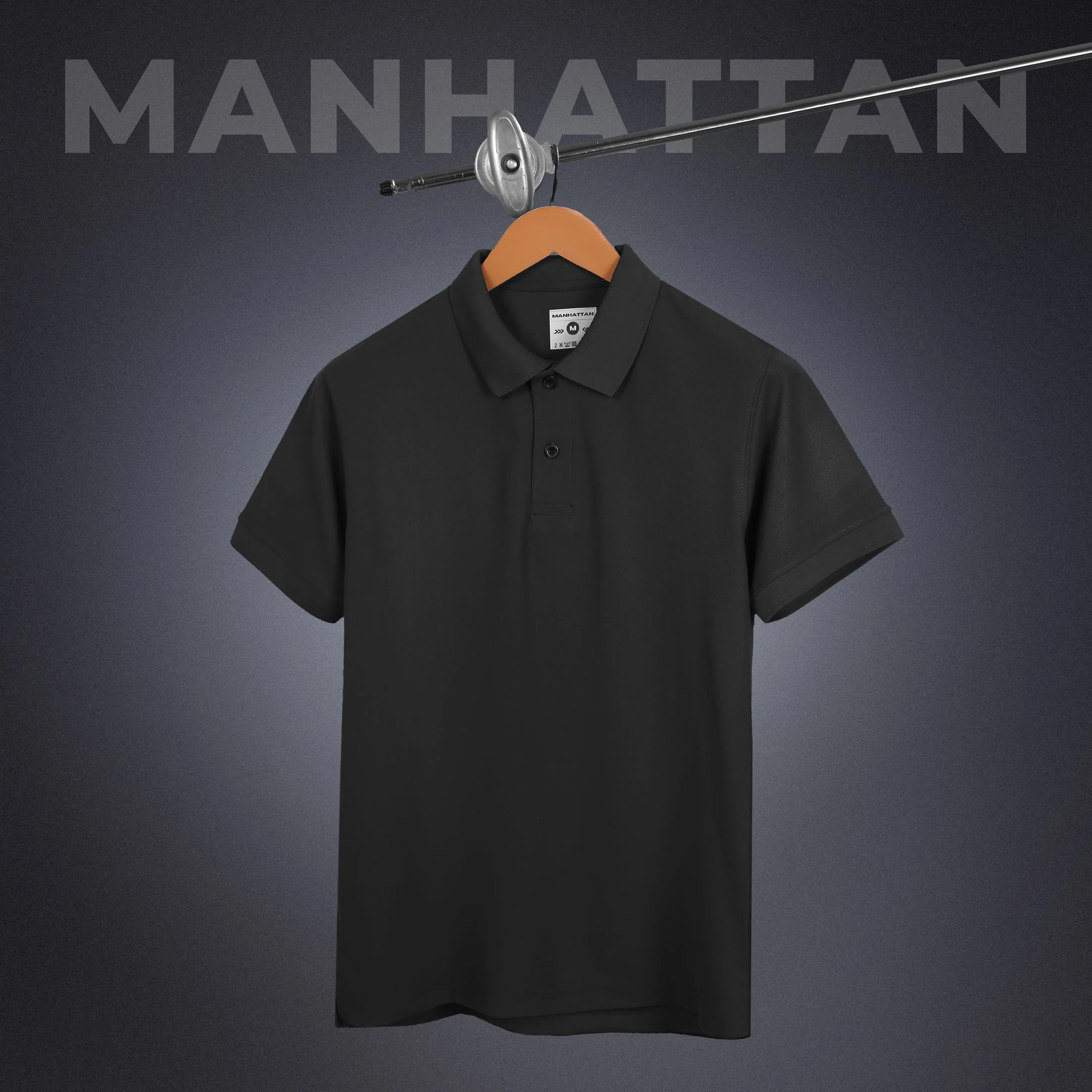 Sports Dry Fit Dark Grey Polo T Shirts (Micro Polyester)