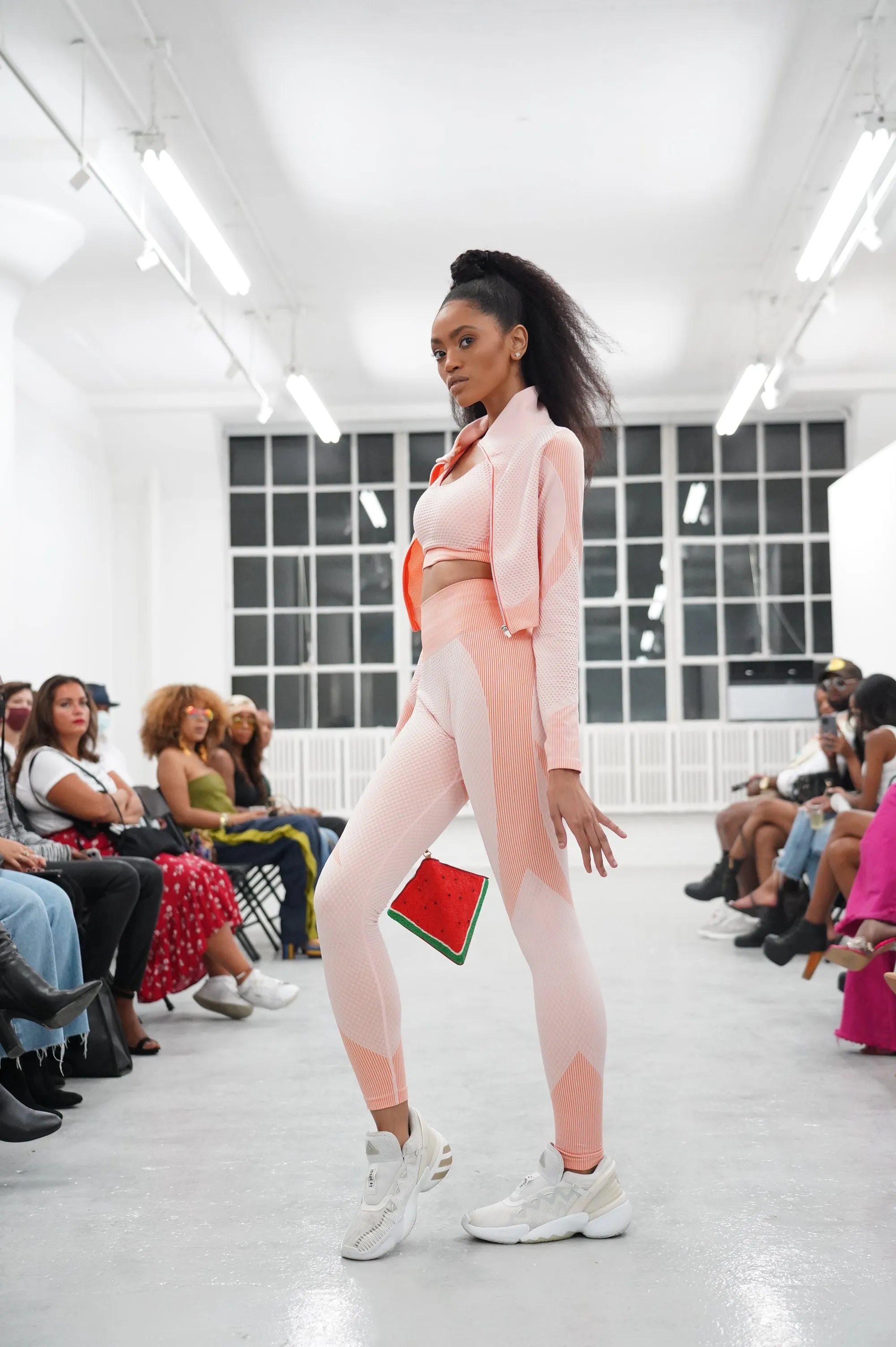 Trois Pink Seamless Sports Jacket