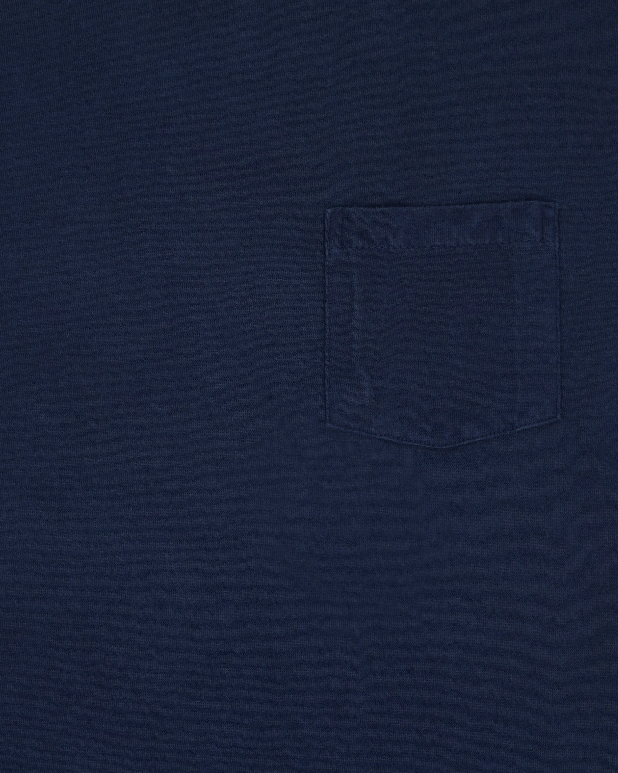 Velva Sheen Natural Indigo Dye Pocket Tee - Blue Indigo