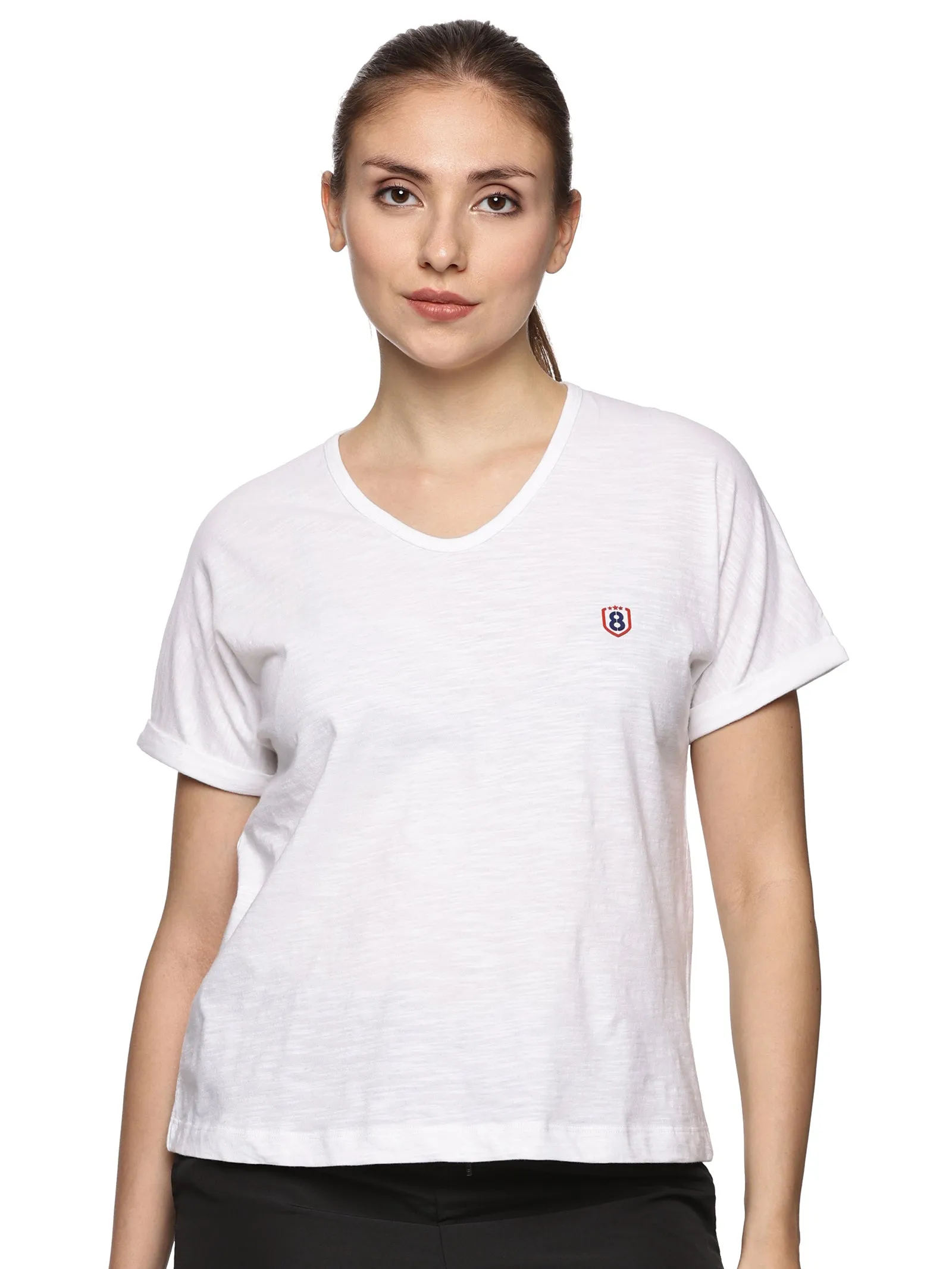 Women 100% organic cotton mega sleeve top (Lilac)