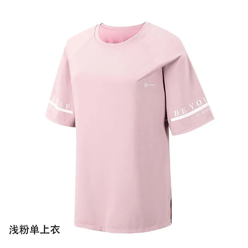 Women 3 Pieces Set Breathable Quick Dry Fitness Gym Loose T Shirt Bra Leggings Sports Running Yoga Suits Plus Size